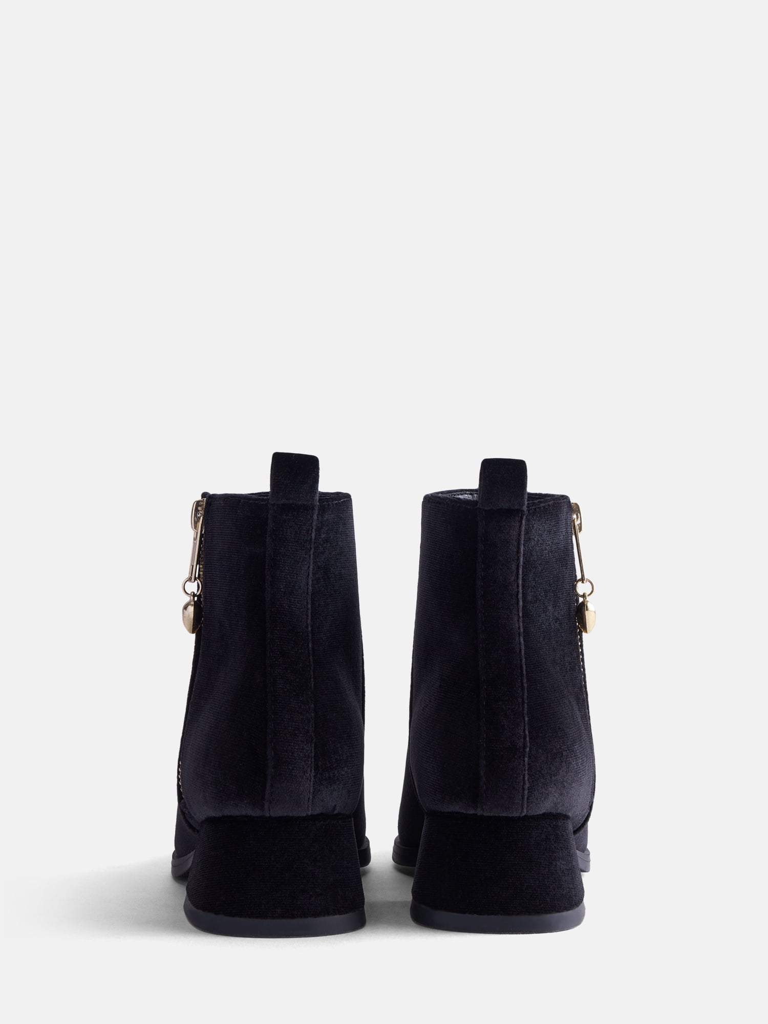 Wonder Nation Girls Faux Suede Velvet Boots