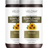Pure Liquid Sunflower Lecithin by Velona - 64 Fl Oz | Food Grade | Unbleached | Emulsifier, Stabilizer, Softener, Smoother, Wetting Agent | Use Today - Enjoy Results