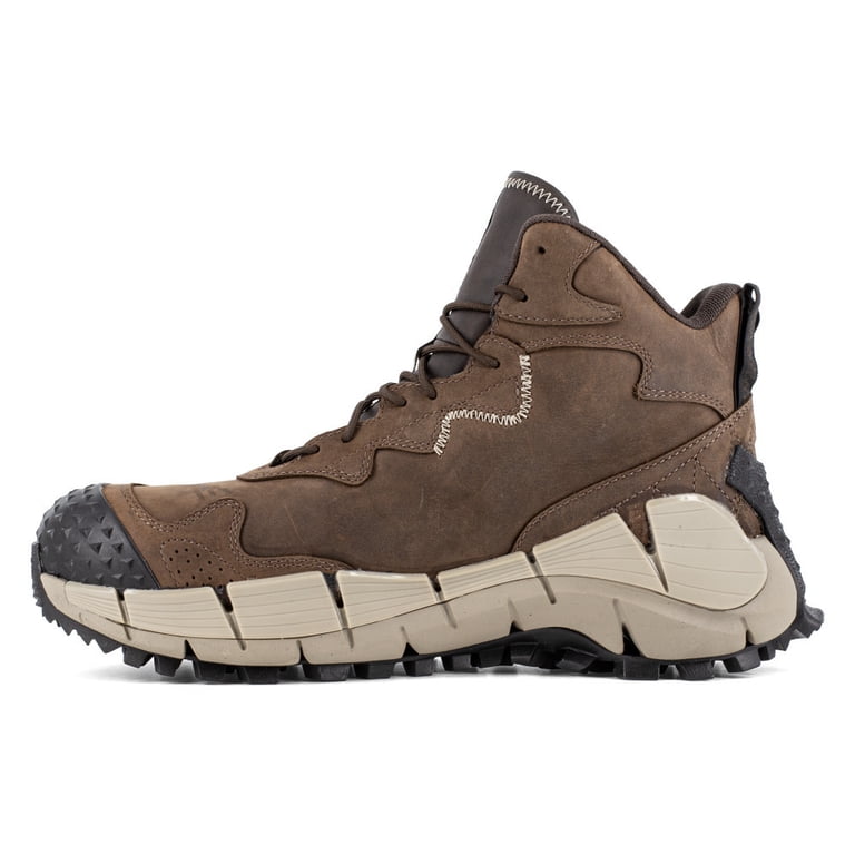 Reebok Work Mens Zig Kinetica Edge II Waterproof Hiker Boot Brown