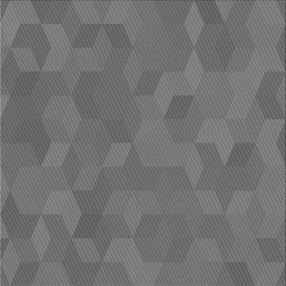 Ahgly Company Machine Washable Indoor Square Transitional Carbon Gray Area Rugs, 5' Square