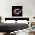 thumbnail image 2 of ARTCANVAS Helix Nebula Orange and Blue Square Hubble Telescope Ring NASA Photograph Canvas Art Print - Size: 26" x 26" (0.75" Deep), 2 of 9