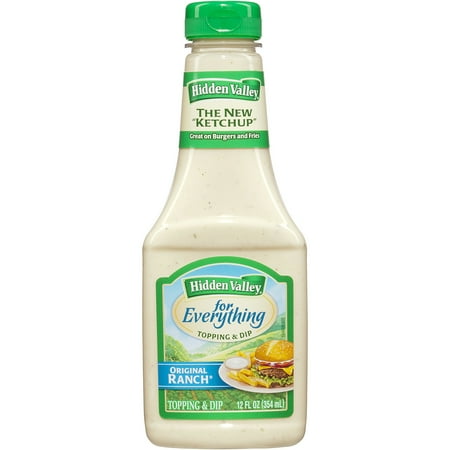 Hidden Valley for Everything Topping and Dip, Original Ranch, 12 Fluid Ounces
