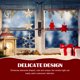 thumbnail image 5 of Luz de ventana navideña con ventosa, luz decorativa para fiesta navideña, decoración para el hogar y la tienda, sin batería, 5 of 8
