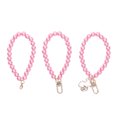 thumbnail image 2 of 3Pcs Pearl Key Chain, High Gloss, Smoother Edges, Various Styles, Metal Buckle, for Phone Case, ABS Resin Material, Mobile Phone Case Keychain Bag, 2 of 8