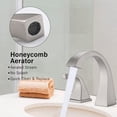 thumbnail image 6 of MAYEERTY 2-Handle 3-Hole 6-16" Widespread Bathroom Sink Faucet with Drain & Ceramic Discs, Brushed Nicke, 6 of 7