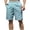 Blue, variant on Dxzfnsa Mens Shorts Casual Cotton Casual Shorts for Men Elastic Waistband Mens Casual Shorts Daily Wear M-3XL