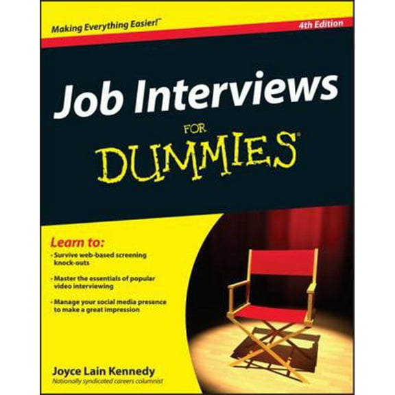 Pre-Owned Job Interviews for Dummies (Paperback) 1118112903 9781118112908