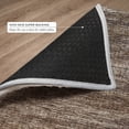 thumbnail image 6 of Addison Rugs Dream Shag Premium Machine Washable Transitional Horizontal Bars Brown Rectangle Rug, 8' x 10', 6 of 8