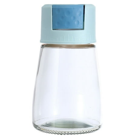 

130ml Spice Jar Dust-proof Volume-controlled Push Type Salt Sugar Seasoning Jar for Kitchen