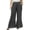 yue866-GY1, variant on KHONTS Women's Wide Leg Pants Flowy Boho Elastic High Waist Ruffle Hem Palazzo Pants Plus Size Pleated Vacation Pants Red XL