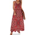 thumbnail image 1 of Vestido sin mangas con estampado estilo bandana Vestido de mujer ropa de mujer Corea elegante, 1 of 7