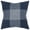 Indigo, variant on Indigo & White Plaid Pattern Throw Pillow
