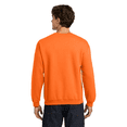 thumbnail image 5 of Gildan Hi-Vis Safety Sweatshirt for Men, Heavy Blend Fleece Pullover Sweater, Safety Orange, Size M, 5 of 5