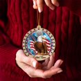 thumbnail image 3 of Hawk Christmas Ornament, Jocidea Hawk Ornaments for Christmas Tree, Hawk Decor, Hawk Gifts, Bird Lovers Gift Ideas, Christmas Bird Ornaments sGXToW (Hawk-s111), 3 of 5
