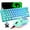 Blue/Blue Switch, variant on Lexontech UK Layout 60% Mechanical Keyboard 62 Keys Blue Switch Wired USB C 14 RGB Backlit Gaming Keyboard + 6400DPI Ultra-Light Honeycomb Mouse + Large Mouse Pad, Compatible With PS4,Xbox,PC - Black