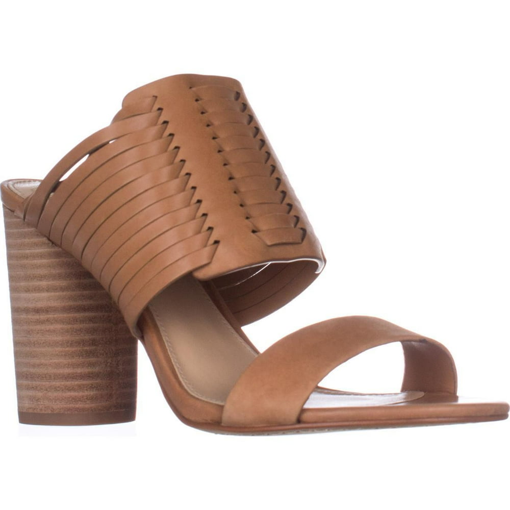 Vince Camuto - Womens Vince Camuto Astar Heeled Mule Sandals - Peanut - Walmart.com - Walmart.com