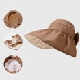 thumbnail image 2 of Achuyrbd Women's Bowknot Wide Brim Sun Hat, Foldable UV Protection Bucket Hat, 2 of 5