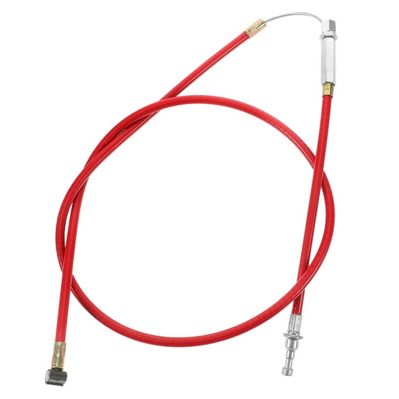 FRCOLOR Durable Motorcycle Clutch Cable Replacement for ATV and Dirt Bike with Red Metal and Plastic Construction