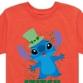 thumbnail image 3 of Disney Lilo & Stitch - St. Patrick's Day - Stitch & Clovers - Toddler & Youth Short Sleeve T-Shirt, 3 of 5