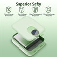 thumbnail image 5 of Magnetic Portable Charger, Ultra-Light 10000mAh 22.5W Power Bank, USB-C In & Out Fast Charging, Wireless Powerbank Compatible with iPhone 17/16/15/14 Samsung S22/S21 iPad etc (Green), 5 of 11