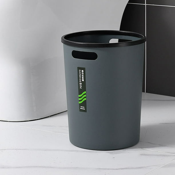 Fiudx Ofertas relámpago Bote de Basura Hogar Restaurante Sala de Estar Descubierto Papelera de Gran Capacidad Oficina Hotel Club Barril