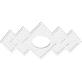 thumbnail image 2 of 32"W x 21 3/8"H x 7"ID x 10"C x 1"P Zoe Architectural Grade PVC Contemporary Ceiling Medallion, 2 of 11