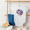 thumbnail image 4 of The Smurfs Are Bigger in Texas State Romper Boys or Girls Infant Baby Brisco Brands NB, 4 of 6