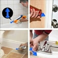 thumbnail image 4 of 3Pcs Caulking Nozzle Applicator Finishing Tool Convenient Floor Silicone Spatula Plastic Shovel Tile Brick Joints, 4 of 7