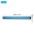 thumbnail image 2 of Unique Bargains Relais Piste Baton Tube en Aluminium pour Course sur Terrain, Bleu 2 Pack, 2 of 8