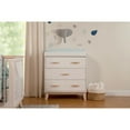 thumbnail image 2 of Scoot 3-Drawer Changer Dresser - White / Walnut, 2 of 5