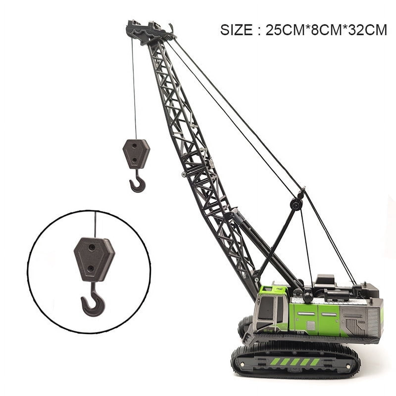 Engineering Diecast Tower Crane Forklift Bulldozer Excavator Vehicle Model Toys for Boys Alloy+Plastic Tractor Inertial Driving