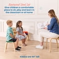thumbnail image 5 of ECR4Kids Bentwood Stackable Stools, 12in Seat Height, Classroom Furniture, Assorted, 6-Piece, 5 of 10