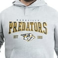 thumbnail image 4 of Men's G-III Sports by Carl Banks Gray Nashville Predators Adaptive Classic Team Spirit Fleece Hoodie, 4 of 5