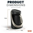 thumbnail image 3 of Saki Automatic Turkish Coffee Maker with Cook Sense Technology, Black, 3 of 9