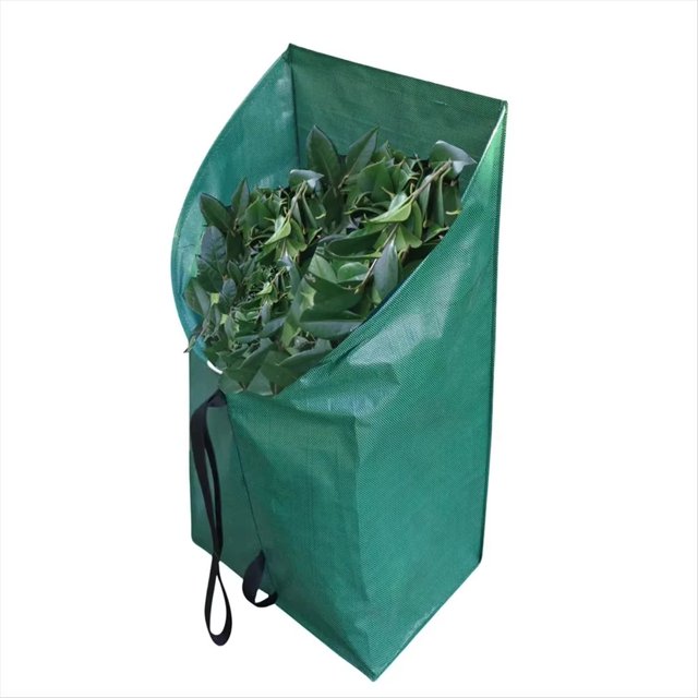 Bolsas de Basura Versátiles: Recolector de Hojas Portátil y Reutilizable para la Recolección de Abono de Jardines, Césped e Invernaderos, 100 X 55 X 40 cm