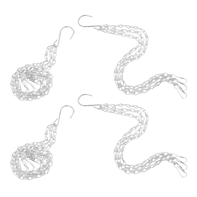 Phenofice 4Ud Cadenas Para Colgar Macetas Resistentes A Intemperie Con Y Ajuste