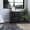Black, variant on White Nightstand, 15.75" W / Store Sleep Items / Modern - Style Handles