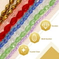 thumbnail image 3 of Uxcell 328 PCS Cuentas de Cristal en Forma de Lagrima, 3x5mm 4x6mm 6x8mm 8x12mm 10x15mm Cuentas Espaciadoras Facetadas de Cristal en Forma de Lagrima para Collar Pulsera DIY Joyería, Ámbar, 3 of 7