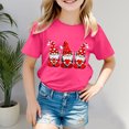 thumbnail image 2 of Godom Girls T Shirts Short Sleeve Casual Cute Blouse Kids Summer Fashion Tops Tees, 2 of 5