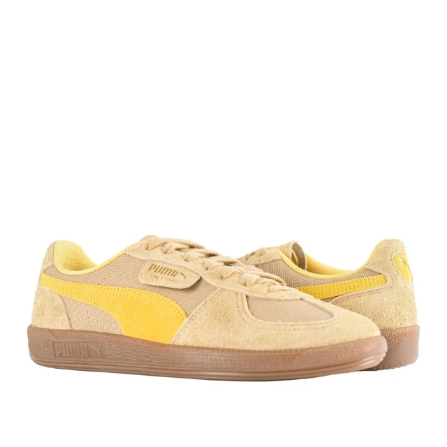 PU & MA Palermo Vintage Men's Sneakers 396841-08 Prairie Tan Flaxen Gold
