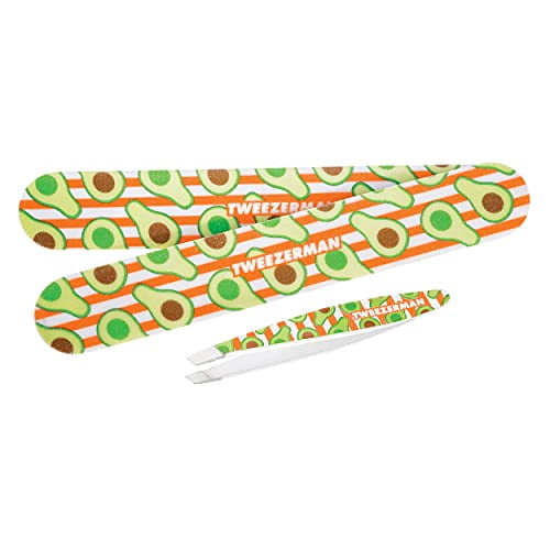 Tweezerman Avocado Duo Files & Tweezer Set