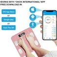 thumbnail image 3 of Cfowner Bluetooth Smart Bathroom Scales for Body, Weight Digital Scale Body Fat BMI Scale, Auto Body Composition Analyzer with Smartphone APP, Fitness Weight Loss Scale Health Monitor, 3 of 6