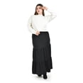 thumbnail image 1 of Falda larga con vuelo Roman Fashion /Tallas Extras, 7061 (Negro) negro 36, 1 of 7