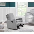thumbnail image 5 of Oxford Baby Uptown Upholstered Glider Recliner Rocking Chair 360° Swivel for Nursery and Living Room – Gray​, 5 of 12