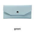 thumbnail image 3 of Billetera de cuero PU Sonducket para mujer estilo Simple color Verde, 3 of 6