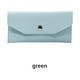 thumbnail image 3 of Billetera de cuero PU Sonducket para mujer estilo Simple color Verde, 3 of 6