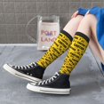 thumbnail image 7 of Womens Caution Tape Knee High Socks Comfy Thermal Boot Long Socks, 7 of 7