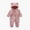 Z02_Light Pink, variant on HNMKIU Soft Girls Romper Jumpsuit Winter Warm Toddler Baby Hooded Pajamas Outfit for 0 to 12 Months Light Gray,6-9 Months