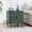 E-Green, variant on PHOYAL Walnut Large End Table with Charging Station, Vertical Strip Square Side Tables with Sliding Door Storage for Living Room