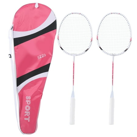 Ensemble de raquettes de badminton, volants de raquette de badminton légers  pour 2 joueurs, raquette de loisirs en plein air pour 2 joueurs, ensemble